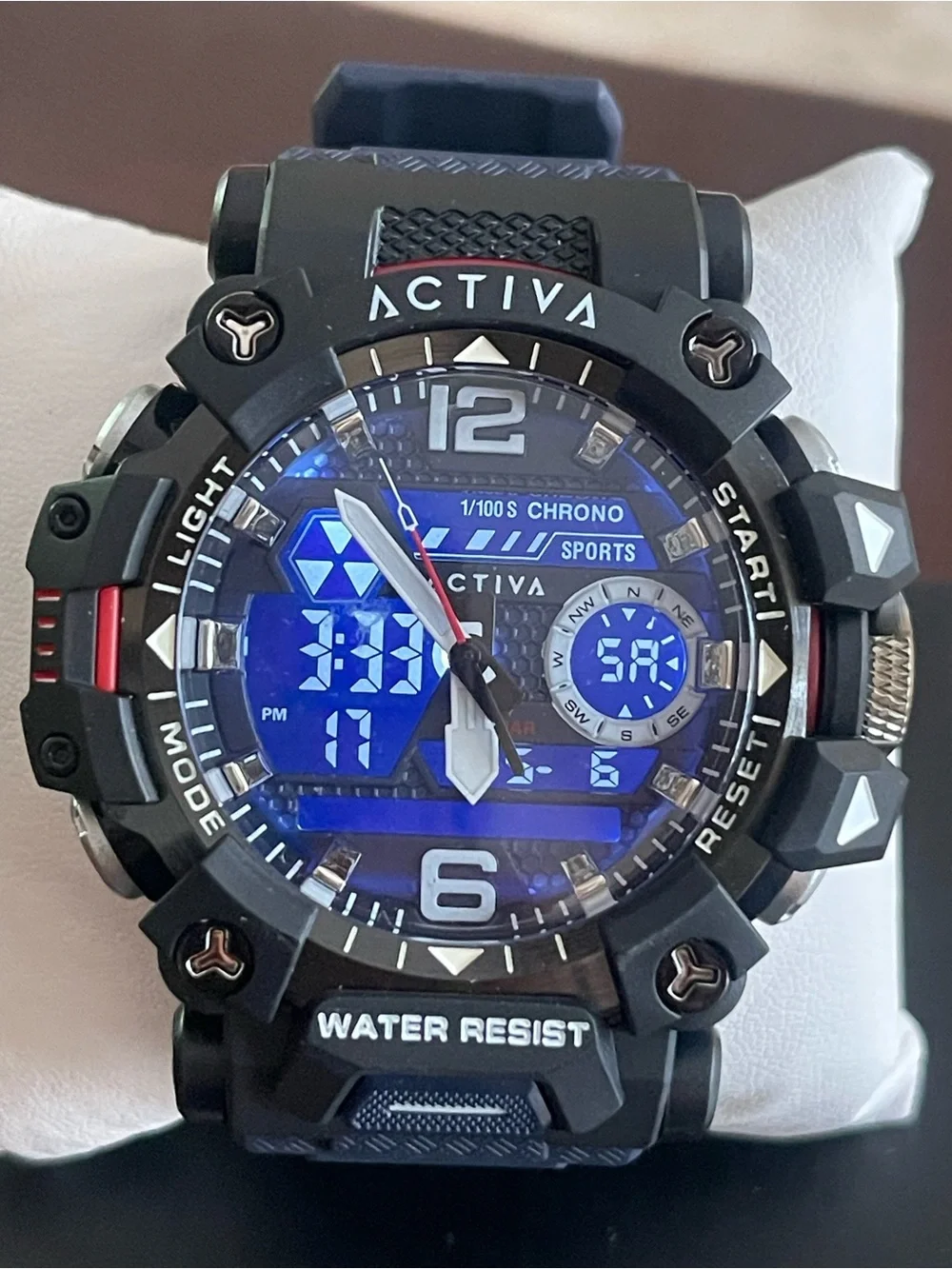Activa X Invicta Analog- Digital Men's Watch - 49mm. Blue & Black , New